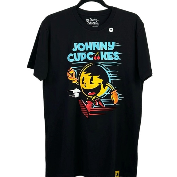 Johnny Cupcakes Snack Man Cherry The Secret Menu Graphic Tee‎ Shirt Medium - Picture 4 of 7